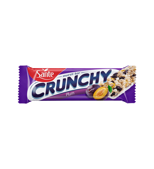 Barre Crunchy  Prune Enrobée De Vanille