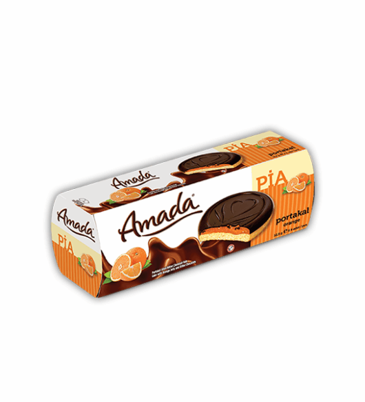 Biscuit enrobé orange