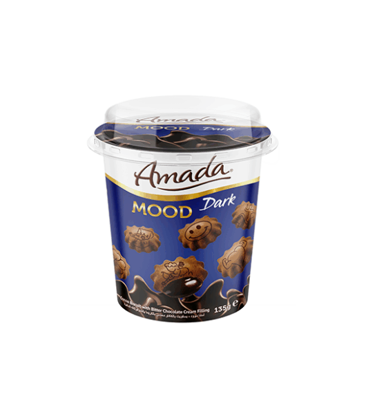 Biscuit fourré chocolat noir