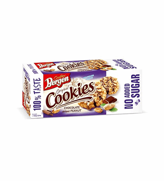 Cookies Cacahuète rayée au chocolat