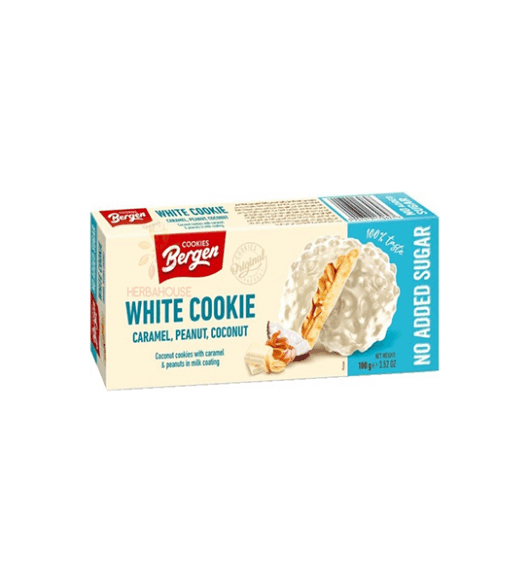 Cookies Caramel, cacahuète, coco enrobé au lait